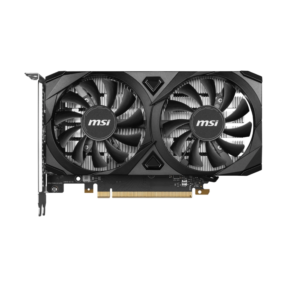 MSI Nvidia Graphic Card RTX 3050 6GB DDR6 Ventus 2X E 6G OC Dual Fan view 2